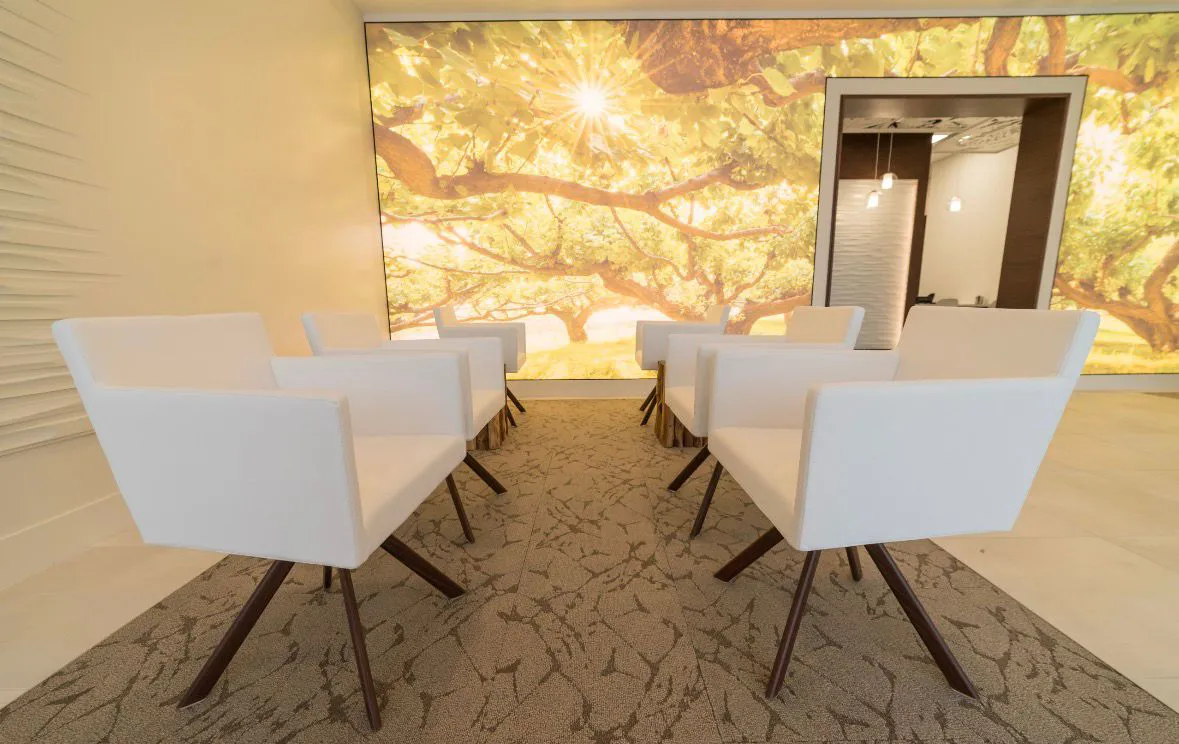 Kelowna dentist Vine Dental Seating area